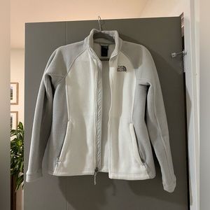 The North Face Fleece Gray White Small